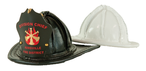 Mini leather fire helmet 2025
